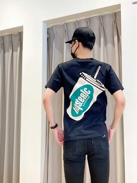 「ロックコーデ」｜「アイテム（キャップ）」を使った、Tatsuさん（メンズ・180cm）の夏コーディネート