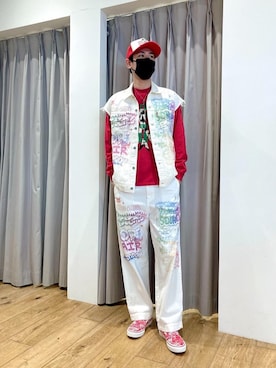 「らふこーで」｜「アイテム（スリッポン）」を使った、Tatsuさん（メンズ・180cm）の冬コーディネート