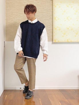 タツさん（メンズ・168cm）の秋コーディネート