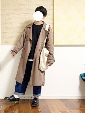 「BASQUE magenta（バスクマゼンタ）のアイテム（スウェット）」を使った、タツさん（メンズ・168cm）の春コーディネート