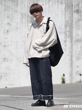 「yoke」｜「アイテム（その他）」を使った、タツさん（メンズ・168cm）の春コーディネート