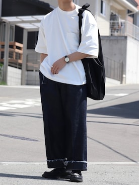 「yoke」｜「アイテム（その他）」を使った、タツさん（メンズ・168cm）の春コーディネート