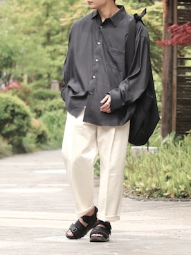 「stein」｜「アイテム（その他）」を使った、タツさん（メンズ・168cm）の春コーディネート