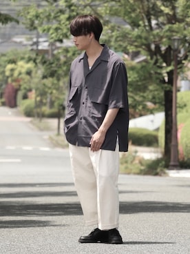 「yoke」｜「アイテム（その他）」を使った、タツさん（メンズ・168cm）の春コーディネート