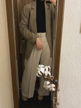 「おしごとこーで」｜n さん（レディース・161cm）の冬コーディネート