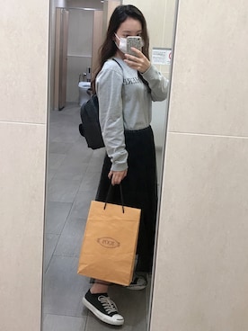 「diaspora skateboards」｜Ayaneさん（レディース・159cm）の秋コーディネート