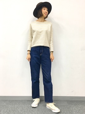 「Crushable（クラッシャブル）のアイテム」を使った、こいろん(･･)さん（レディース・165cm）の春コーディネート