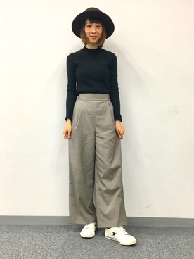 「Crushable（クラッシャブル）のアイテム」を使った、こいろん(･･)さん（レディース・165cm）の春コーディネート