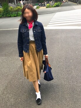 「外苑前」｜YSさん（レディース・157cm）の春コーディネート