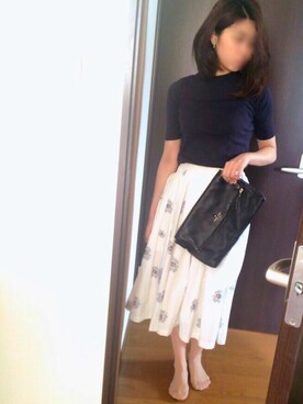 「とにかくシンプル」｜YSさん（レディース・157cm）の春コーディネート