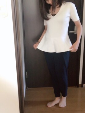 「CALVIN KLEIN PERFORMANCE（カルバンクラインパフォーマンス）のアイテム」を使った、YSさん（レディース・157cm）の夏コーディネート