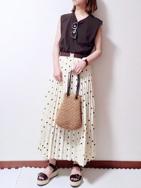 ゆきち(•ө•)さん（レディース・156cm）の夏コーディネート