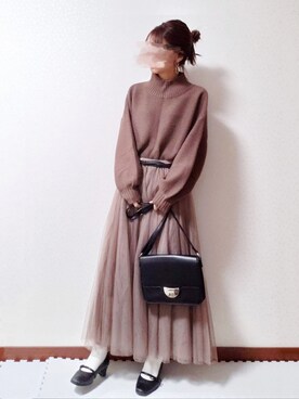 「プレゼント企画」｜ゆきち(•ө•)さん（レディース・156cm）の秋コーディネート