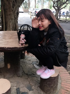 「大好きです」｜ティファニーさん（レディース・158cm）の春コーディネート