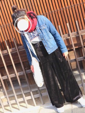 L a m u ︎☺︎さん（レディース・160cm）の秋コーディネート