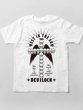 「DEVILOCK（デビロック）のアイテム（トップス）」を使った、ENDONORIAKIさん（メンズ・173cm）の夏コーディネート