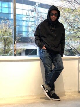 「DEVILOCK（デビロック）のアイテム」を使った、ENDONORIAKIさん（メンズ・173cm）の冬コーディネート