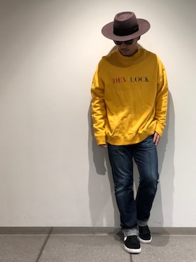 「DEVILOCK（デビロック）のアイテム」を使った、ENDONORIAKIさん（メンズ・175cm）の冬コーディネート