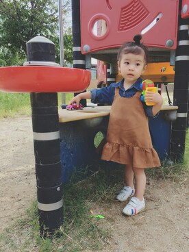「PATRICK（パトリック）のアイテム」を使った、ma-ya  ¨̮⑅*さん（キッズ・90cm）の秋コーディネート