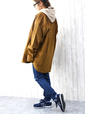 「NYLAUS（ナイラス）のアイテム」を使った、kaaaaanaさん（レディース・155cm）の秋コーディネート