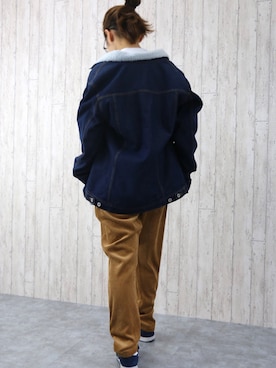 「NYLAUS（ナイラス）のアイテム」を使った、kaaaaanaさん（レディース・155cm）の秋コーディネート