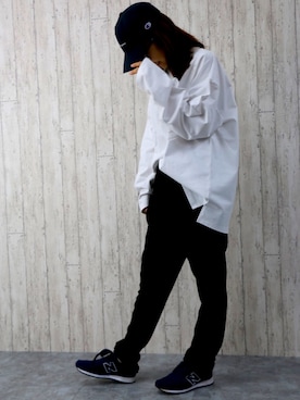 「NYLAUS（ナイラス）のアイテム」を使った、kaaaaanaさん（レディース・155cm）の秋コーディネート