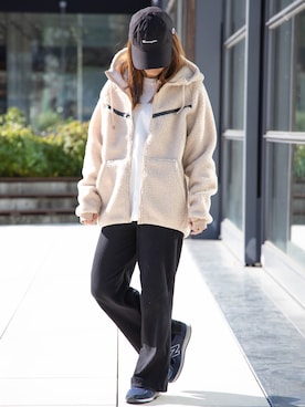 「NYLAUS（ナイラス）のアイテム」を使った、kaaaaanaさん（レディース・155cm）の秋コーディネート