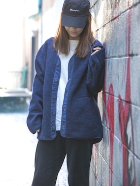 「NYLAUS（ナイラス）のアイテム」を使った、kaaaaanaさん（レディース・155cm）の秋コーディネート