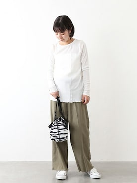 「Drifter（ドリフター）のアイテム」を使った、migitaさん（レディース・155cm）の夏コーディネート