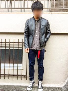 しょ🐶さん（メンズ・172cm）の春コーディネート