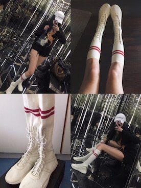 「GIVENCHY（ジバンシイ）のアイテム（スウェット）」を使った、Rui Zhangさん（レディース・163cm）の春コーディネート