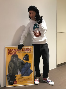 おかださん（メンズ・175cm）の冬コーディネート