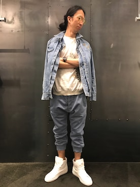 おかださん（メンズ・175cm）の春コーディネート