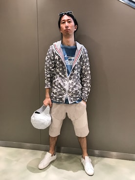 おかださん（メンズ・175cm）の夏コーディネート