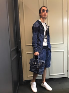 おかださん（メンズ・175cm）の夏コーディネート