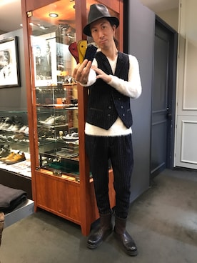 おかださん（メンズ・175cm）の秋コーディネート