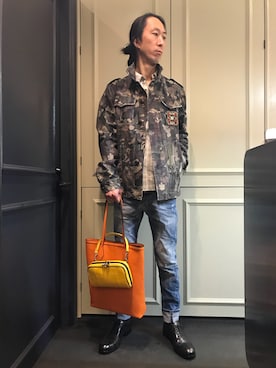 「STRUM（ストラム）のアイテム」を使った、おかださん（メンズ・175cm）の冬コーディネート