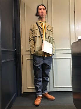 「capri（カプリ）のアイテム」を使った、おかださん（メンズ・175cm）の冬コーディネート