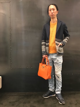 「T-JACKET（ティージャケット）のアイテム」を使った、おかださん（メンズ・175cm）の春コーディネート