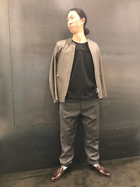 「MESSAGERIE(メッサジェリエ)のアイテム」を使った、おかださん(メンズ・175cm)の春コーディネート