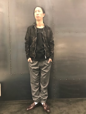 「MESSAGERIE(メッサジェリエ)のアイテム」を使った、おかださん(メンズ・175cm)の夏コーディネート