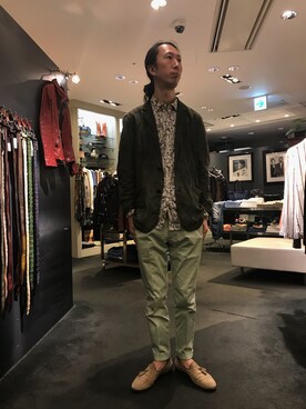 「Bevilacqua（ベヴィラクア）のアイテム」を使った、おかださん（メンズ・175cm）の夏コーディネート