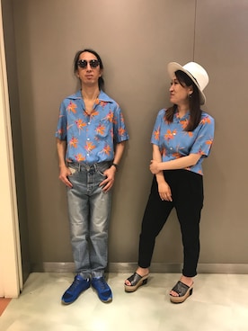 「VERYNERD（ベリーナード）のアイテム」を使った、おかださん（メンズ・175cm）の夏コーディネート
