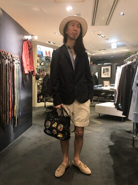おかださん（メンズ・175cm）の夏コーディネート