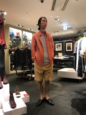 おかださん（メンズ・175cm）の夏コーディネート