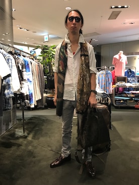 おかださん（メンズ・175cm）の夏コーディネート