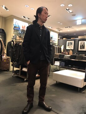 おかださん（メンズ・175cm）の秋コーディネート