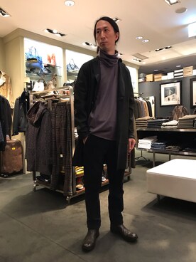 おかださん（メンズ・175cm）の冬コーディネート