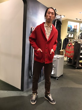 おかださん(メンズ・175cm)の冬コーディネート