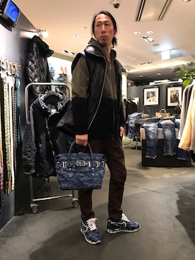 おかださん（メンズ・175cm）の冬コーディネート